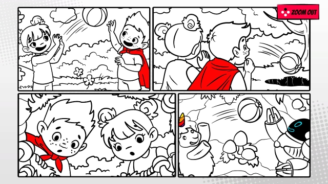 Comic Coloring Book (Switch) image