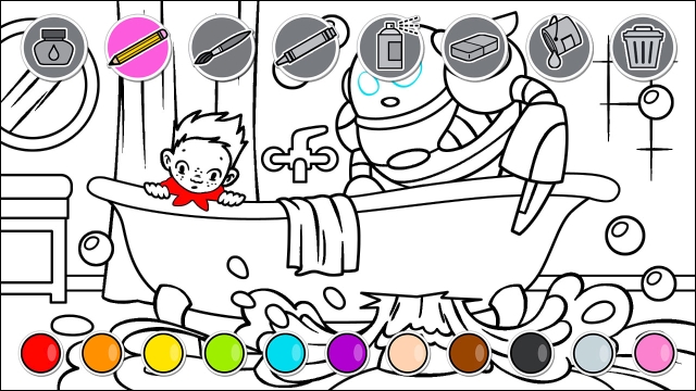 Comic Coloring Book (Switch) image