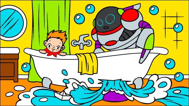Comic Coloring Book (Switch) image