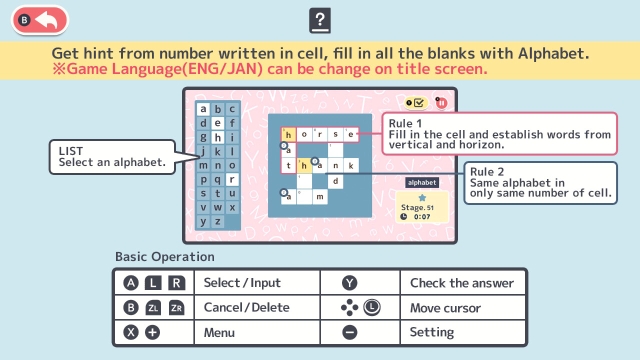 Codebreaker Puzzle 1000! ENG & JAN (Switch) image