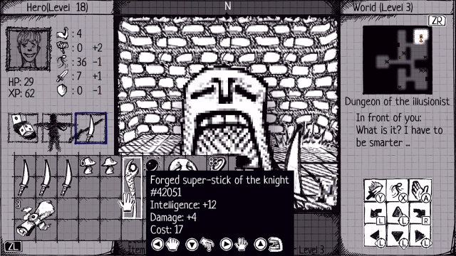 Drawngeon: Dungeons of Ink and Paper (Switch) image