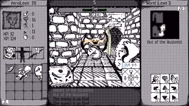 Drawngeon: Dungeons of Ink and Paper (Switch) image