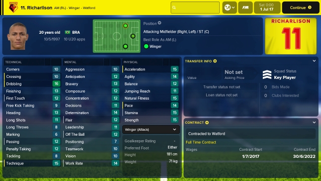 Football Manager Touch 2018 (Switch) image