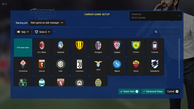 Football Manager Touch 2018 (Switch) image
