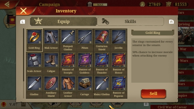 Great Conqueror: Rome (Switch) image