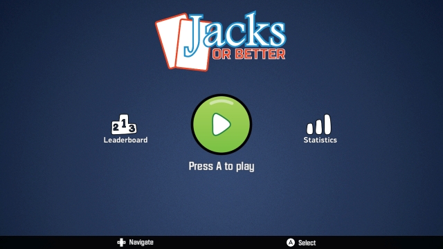 Jacks or Better: Video Poker (Switch) image