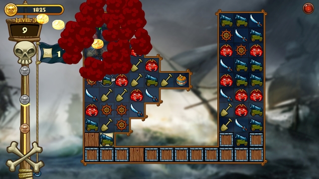 Match Three: Pirates! Heir to Davy Jones (Switch) image