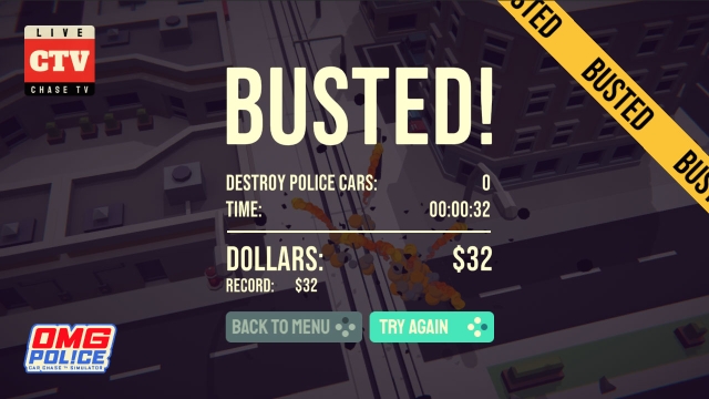 OMG Police: Car Chase TV Simulator (Switch) image