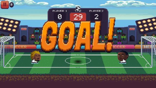Pixel Head Soccer (Switch) image