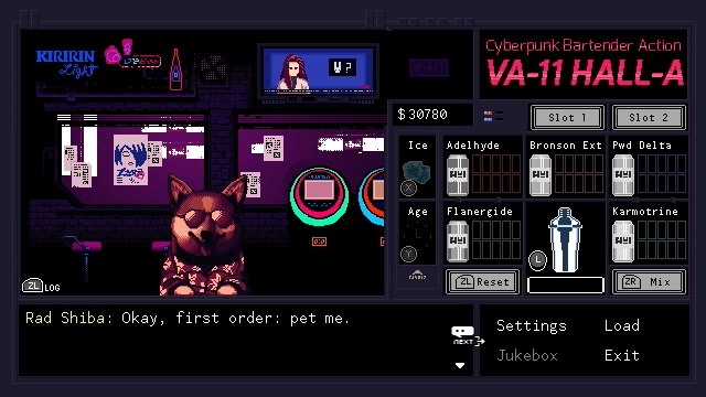 VA-11 Hall-A: Cyberpunk Bartender Action (Switch) image