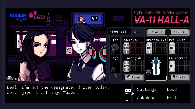 VA-11 Hall-A: Cyberpunk Bartender Action (Switch) image