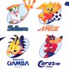 J-League Super Soccer '95: Jikkyou Stadium artwork