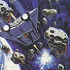 Asteroids (Atari 2600) artwork