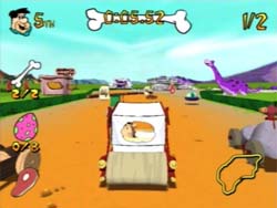 Jogo PS2 Os Flinstones Bedrock Racing