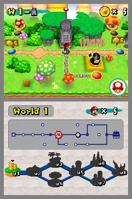 <i>New Super Mario Bros</i>. screenshot