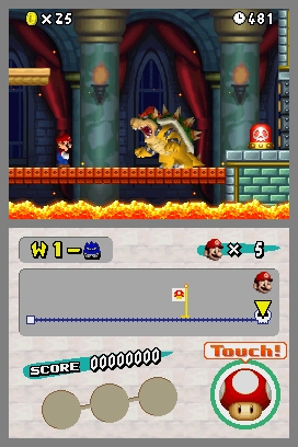 <i>New Super Mario Bros</i>. screenshot